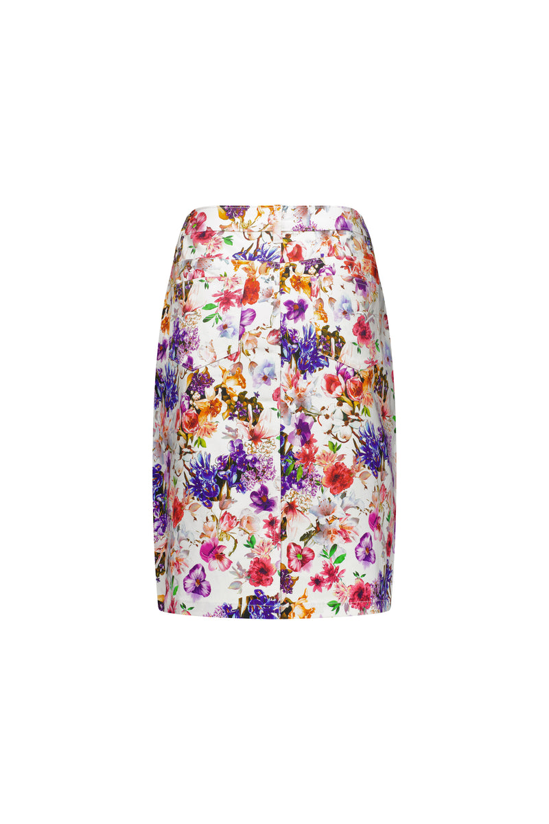 Print Lightweight Skirt-372AV