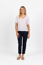 Plain Woven Top 4454