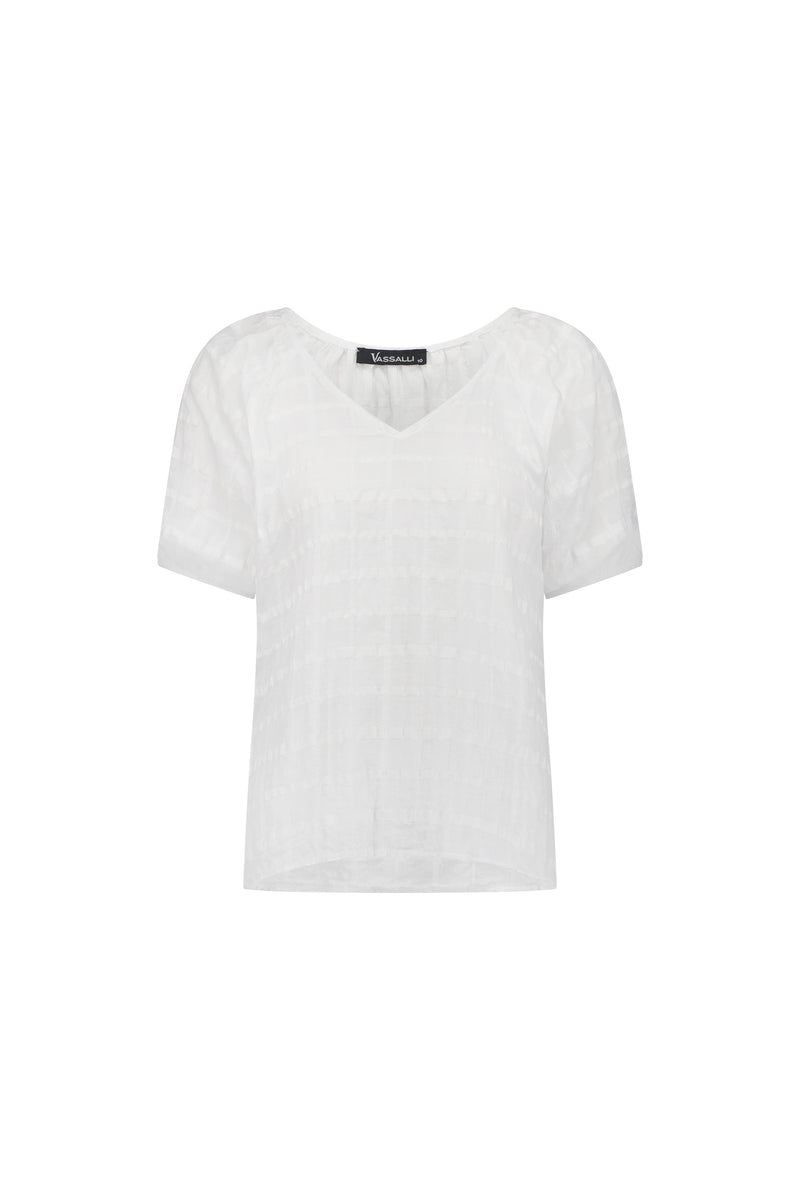 Plain Woven Top 4454