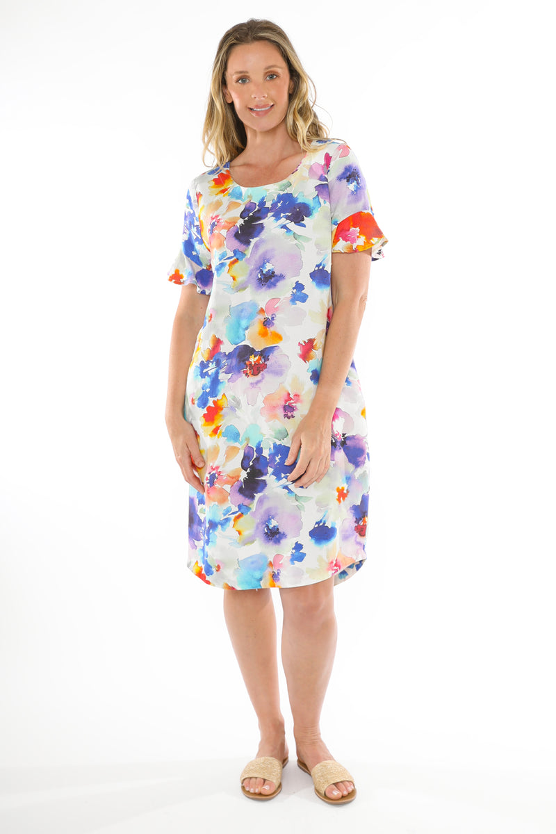 Santorini Bloom Dress