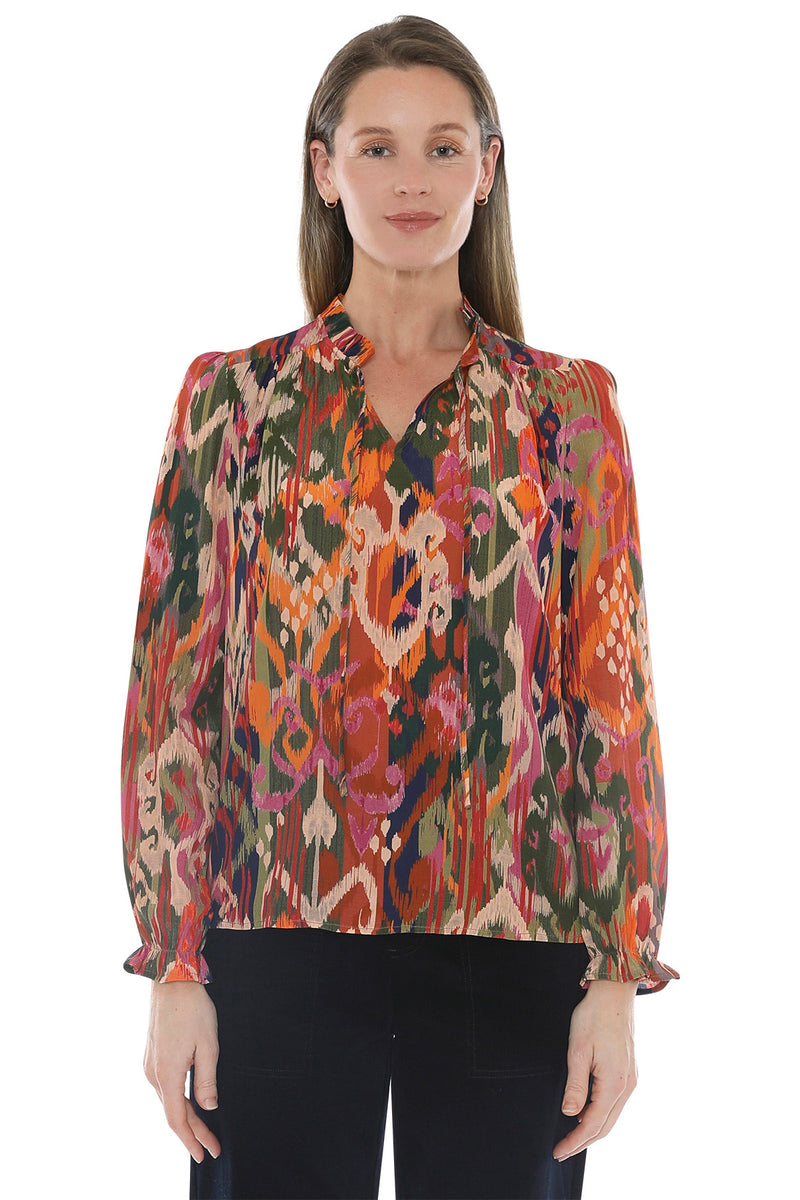 Opulent Ikat Top