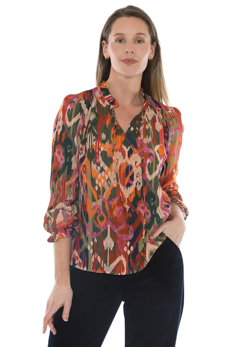 Opulent Ikat Top