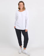 Ribbed Long Slv Tee