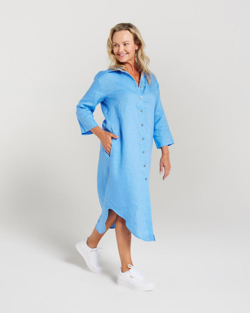 Linen Shirt Dress