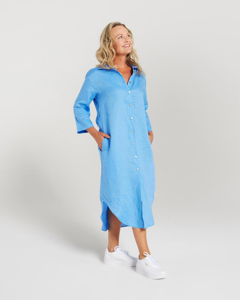 Linen Shirt Dress