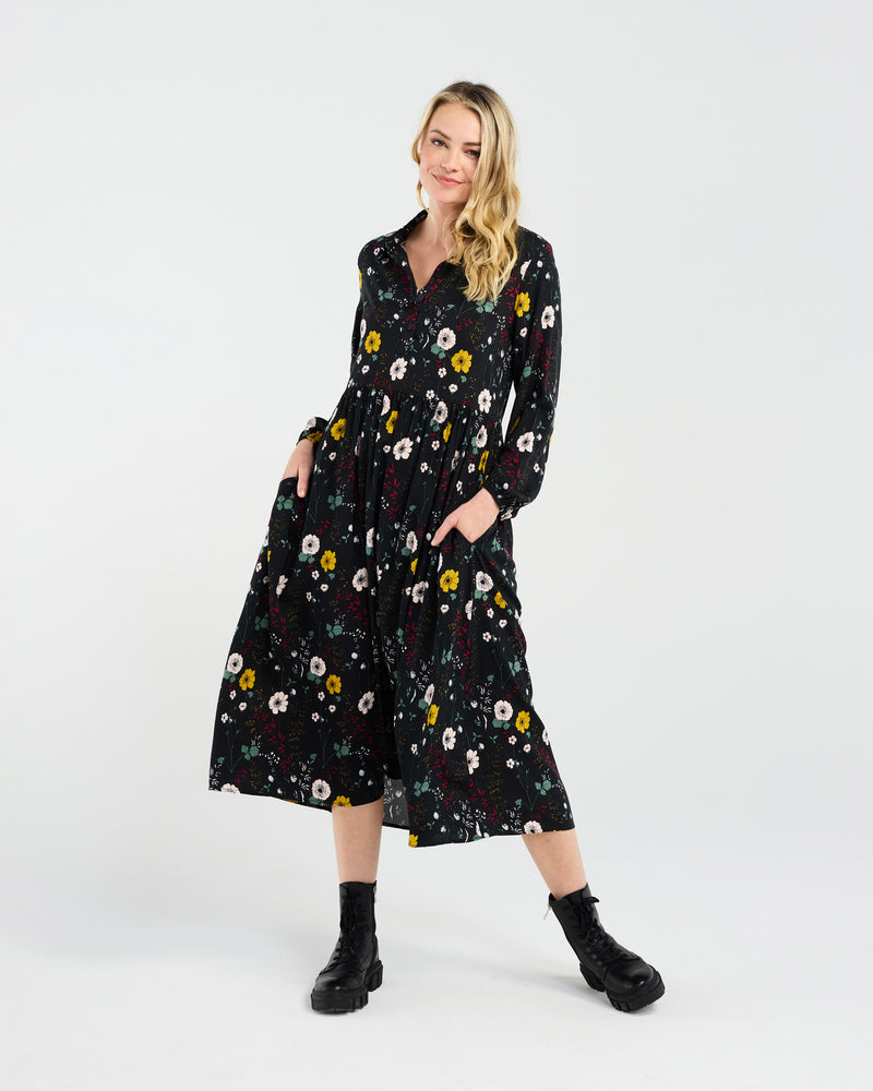 Geneva Button Dress