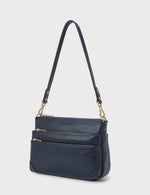 Faith Leather Bag Navy