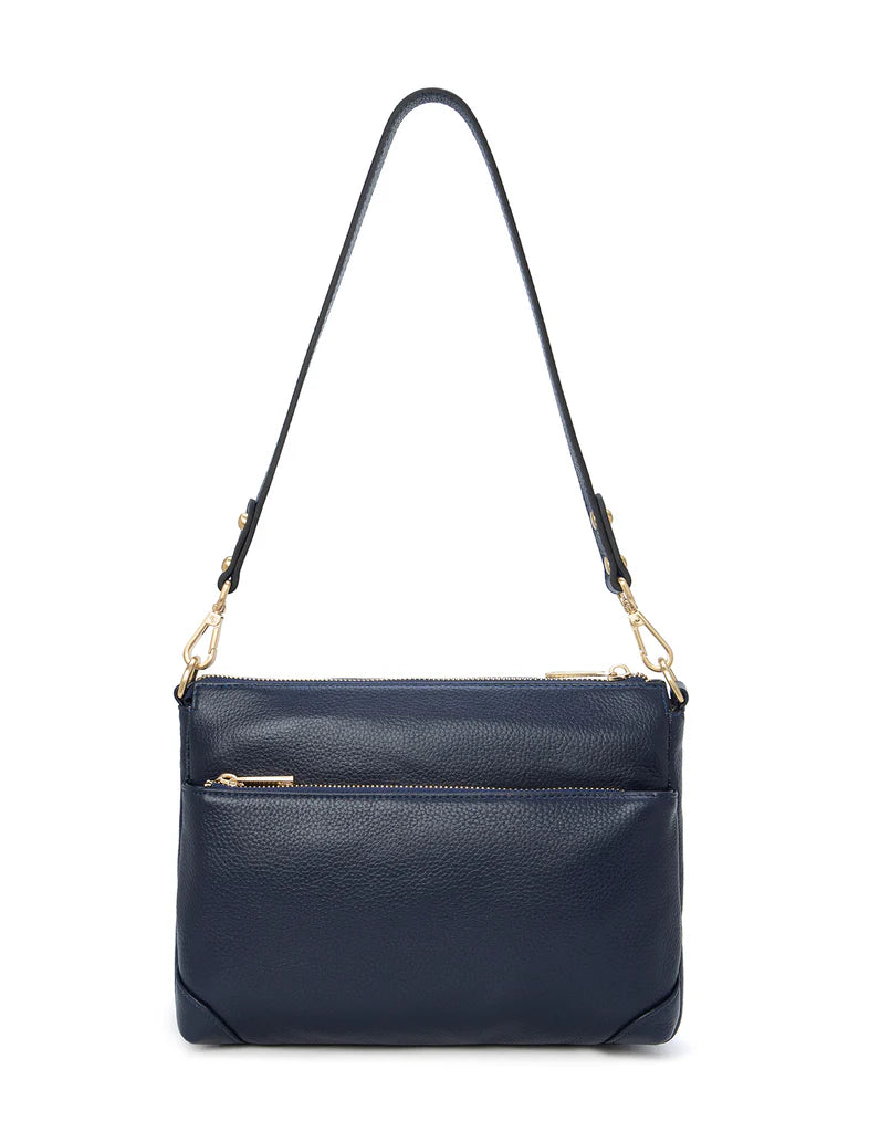 Faith Leather Bag Navy