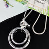 Double Circle Necklace