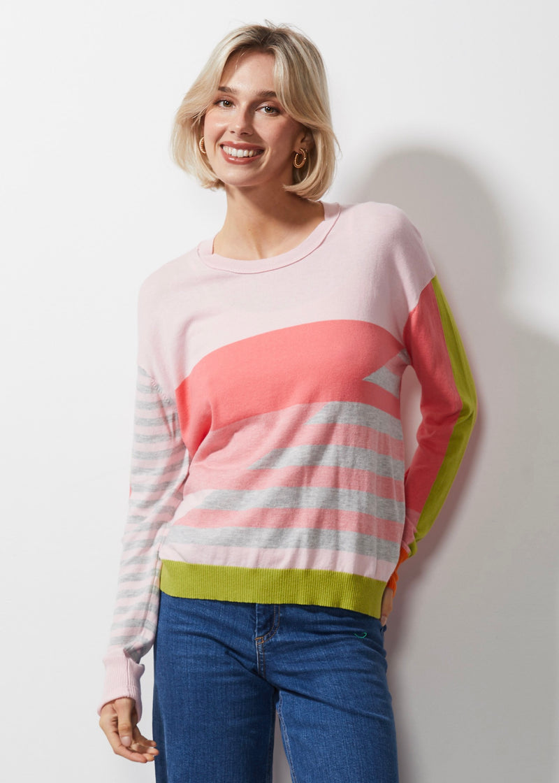 Diagonal Stripe Jumper