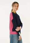 Colour Block Trim Jumper