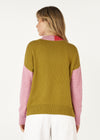 Colour Block Trim Jumper