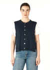 Essential button vest