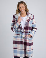 Blanche Check Coat