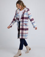 Blanche Check Coat